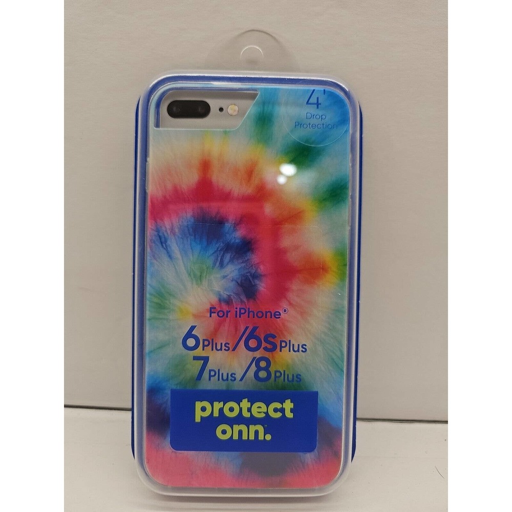 Protect Onn Phone Case for iPhone 6 Plus 7 Plus 8 Plus Slim Tie-Dye NEW